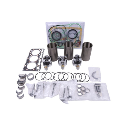 Overhaul Rebuild Kit for Kubota D1005 Engine Tractor KB17X KB18 KB19X KB165