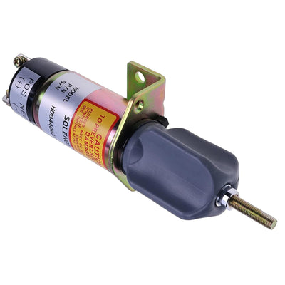 1502-12C2U1B1S1 Diesel Stop Solenoid 12V 12T Compatible with Woodward 1500 Series