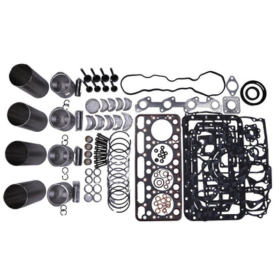 V1702 V1702 DI Overhaul Rebuild Kit For Kubota Engine Bobcat 743 733