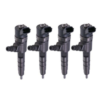 4PCS Fuel Injector 129A00-53100 0445110463 for Yanmar 4TNV88C 3TNV88C Engine