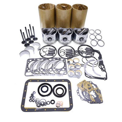 D1402 DI Engine Overhaul Rebuild Kit For Kubota KH91 Excavator Bobcat 643 Loader