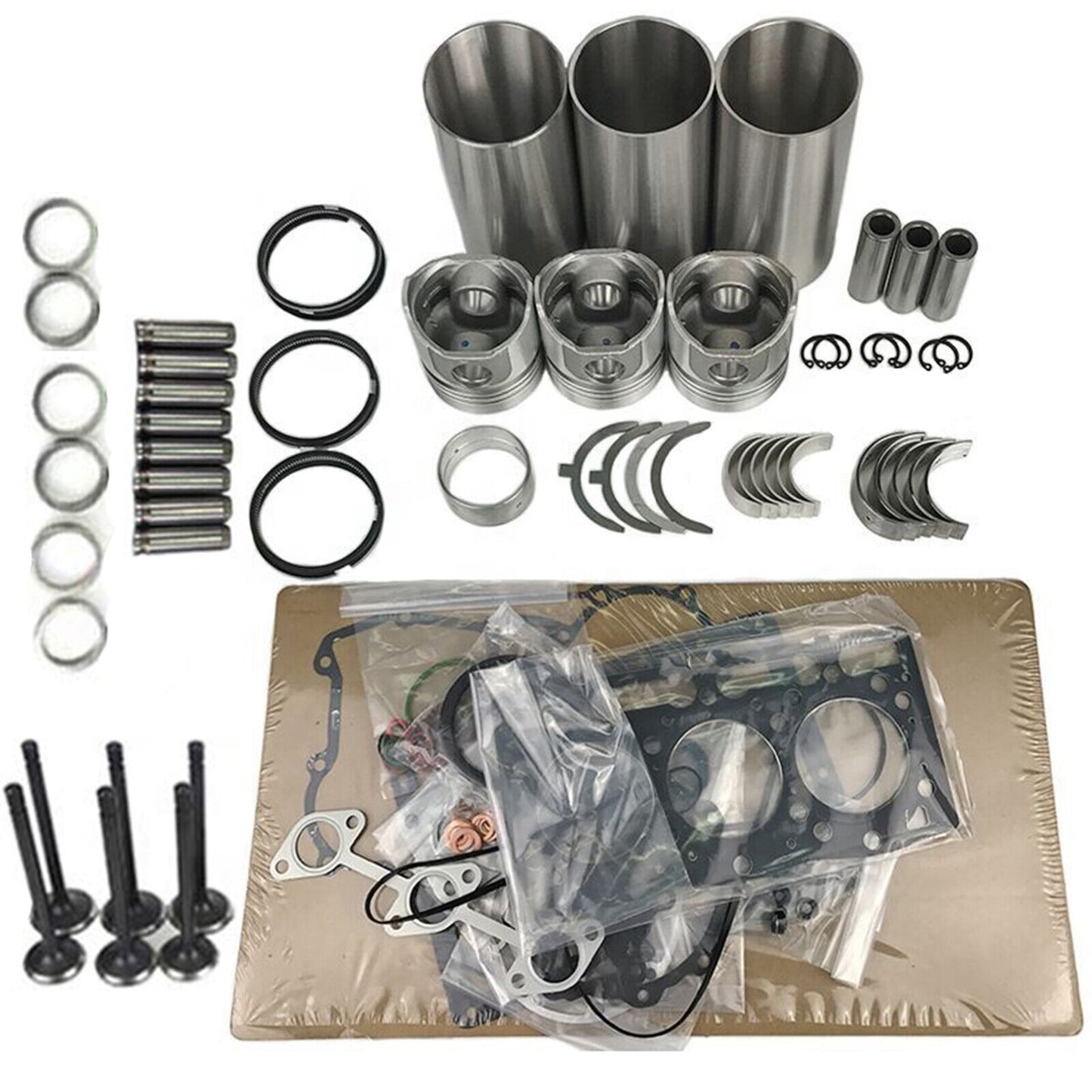 Rebuild Kit For Mitsubishi S3L3 engine Main /Con Rod Bearing +0.25 +0.75 MM