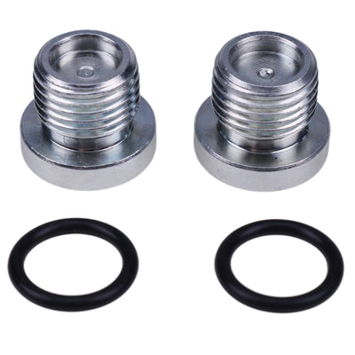 New 2X 2203739 2203738 Front Gearcase Fill Plug Oil Drain Plug Compatible with Polaris Sportsman RZR Ranger 570 500 1000