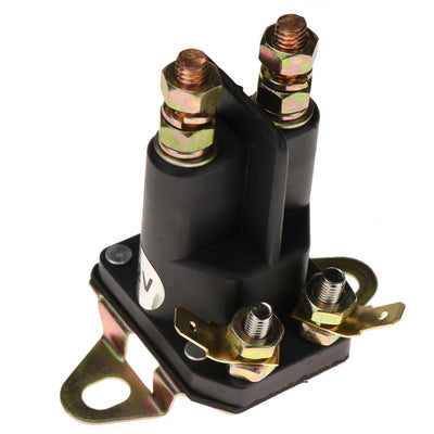 New Starter Solenoid Relay Compatible with John Deere AM133094 AM138497 Husqvarna 109946 MTD 755-04439 Briggs & Stratton 5410K Cub Cadet Craftsman 146154 Exmark 1-513075 435-036 Case C-266525