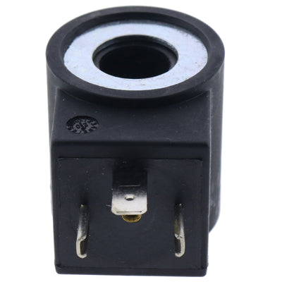 New Cylindrical Solenoid Valve Coil 6306012 with 3 Prongs DIN Connector 24V DC Compatible with HydraForce Valve Stem Series 08 80 88 98